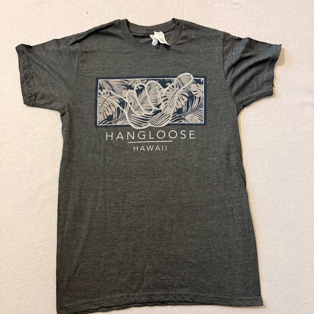 Hawaii Hang Loose Gray T-Shirt